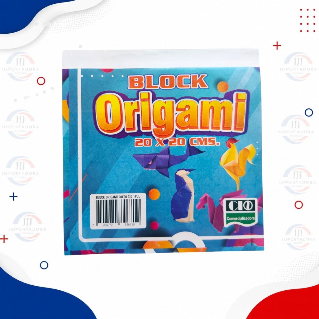 BLOCK ORIGAMI CIO 20X20CM 