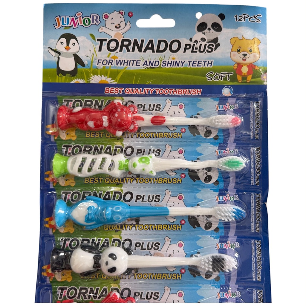 CEPILLO TIRA NIÑOS TORNADO JUNIOR X12und 