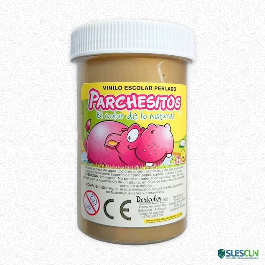 PARCHESITO VINILO DORADO PERLADO X130GR