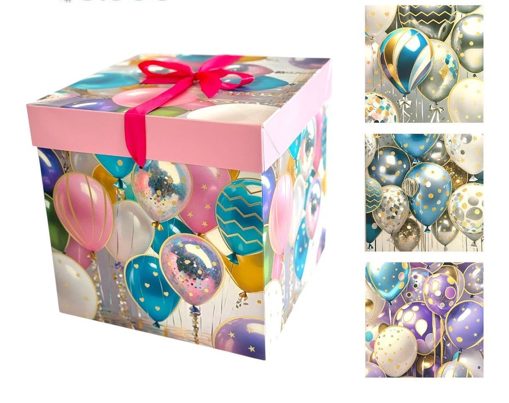 CAJA REGALO PEQUEÑA BOMBAS 15*15*15 