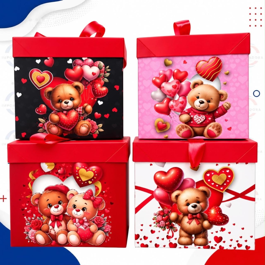 CAJA REGALO GRANDE 22*22*22 OSOS