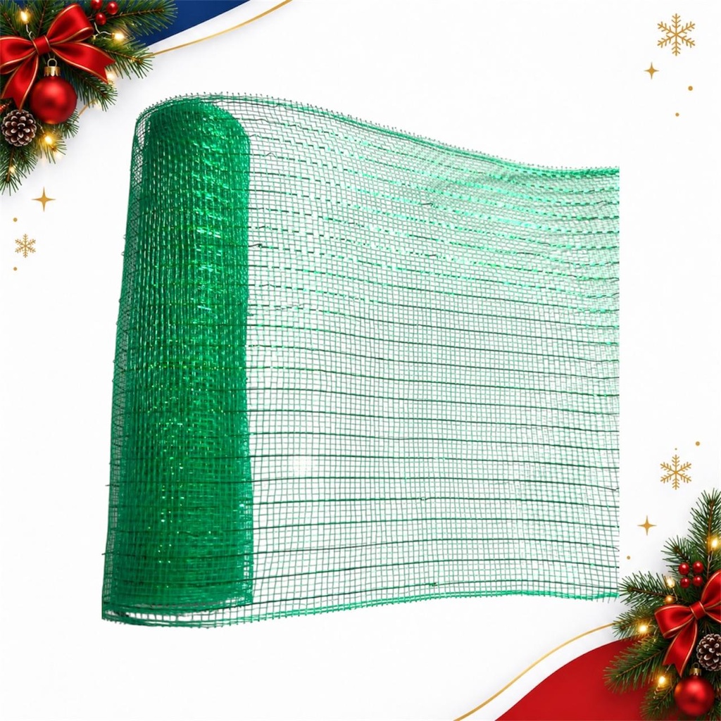 MALLA ESPEJO 26CM*4.5M VERDE