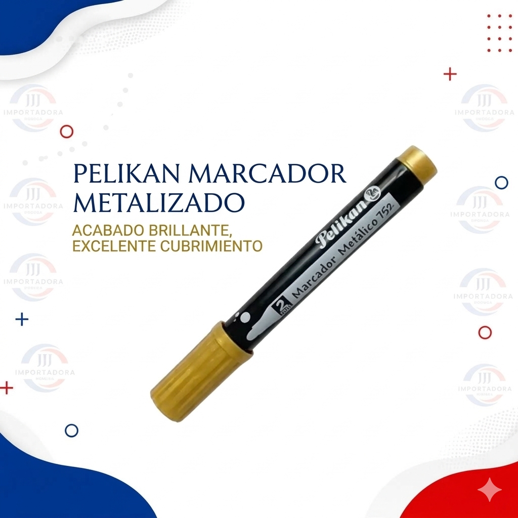 PELIKAN MARCADOR METALIZADO 