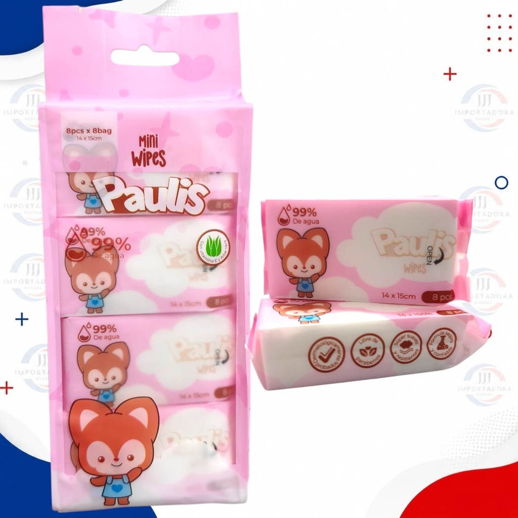 PAÑITO MINI BABY ZORRO 8PQ X 8UND
