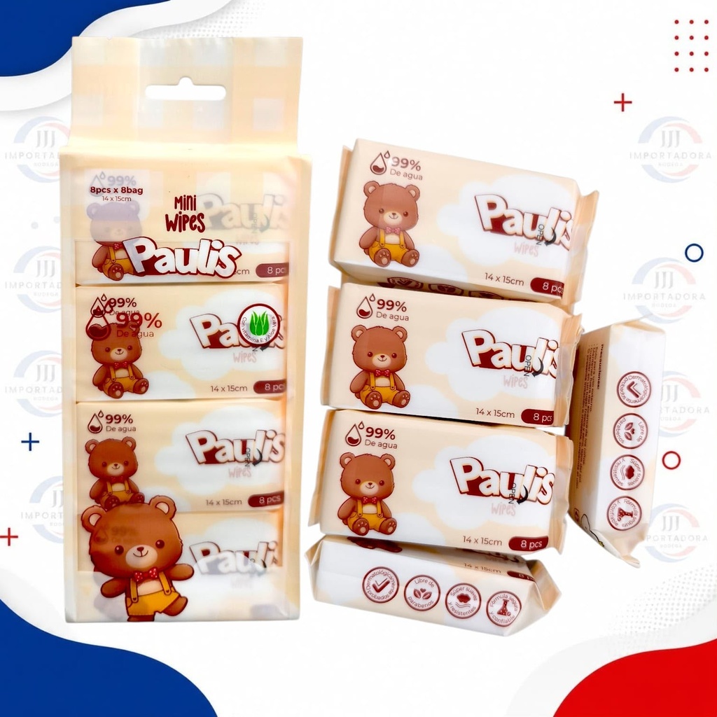 PAÑITO MINI BABY OSO 8PQ X 8UND