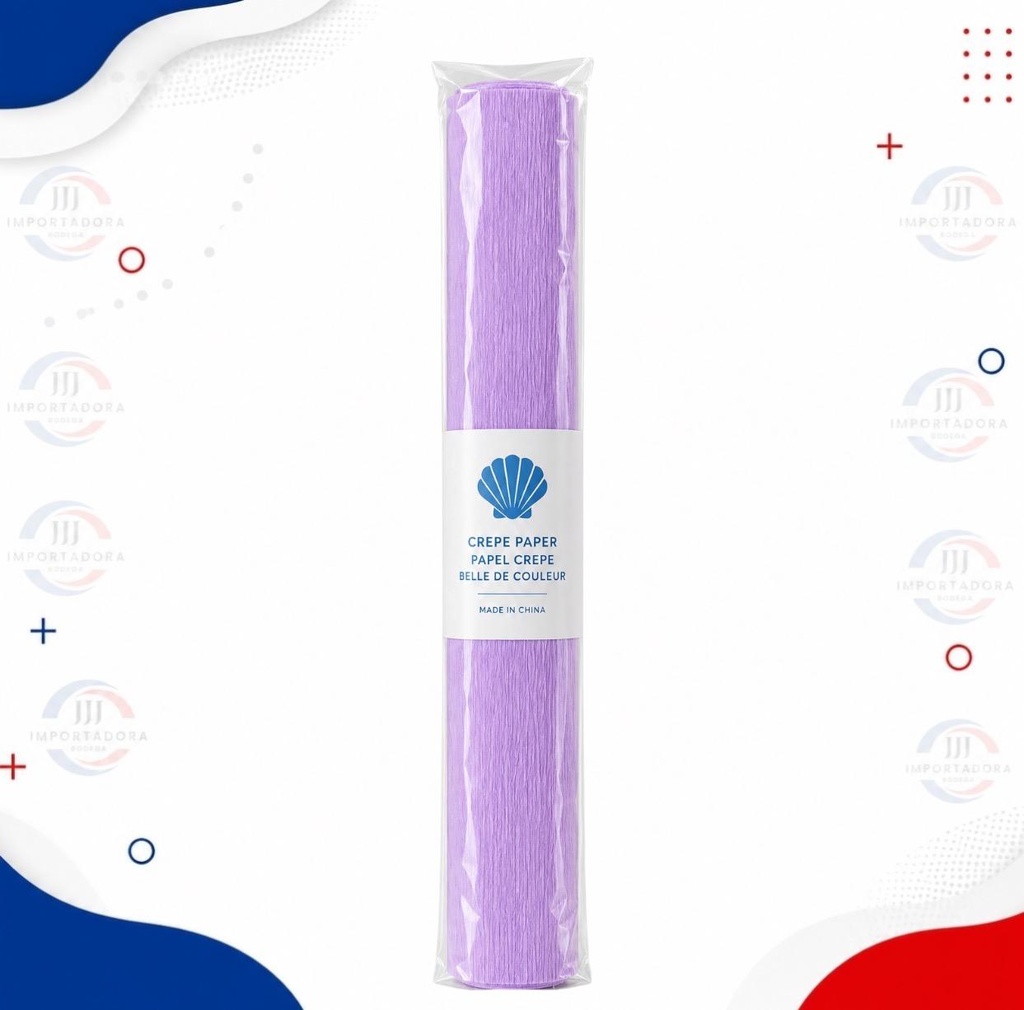 PAPEL CREPE LILA ECO X10und