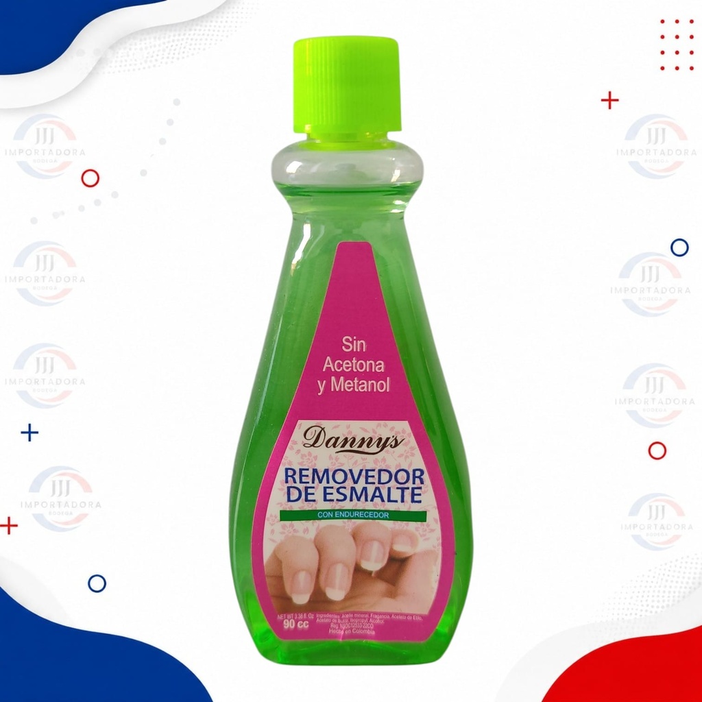 DANNYS REMOVEDOR DE ESMALTE MEDIANO X90ml