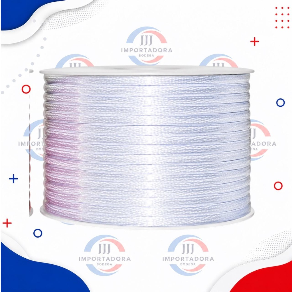 ROLLO CINTA TELA 3MM*500Y BLANCA