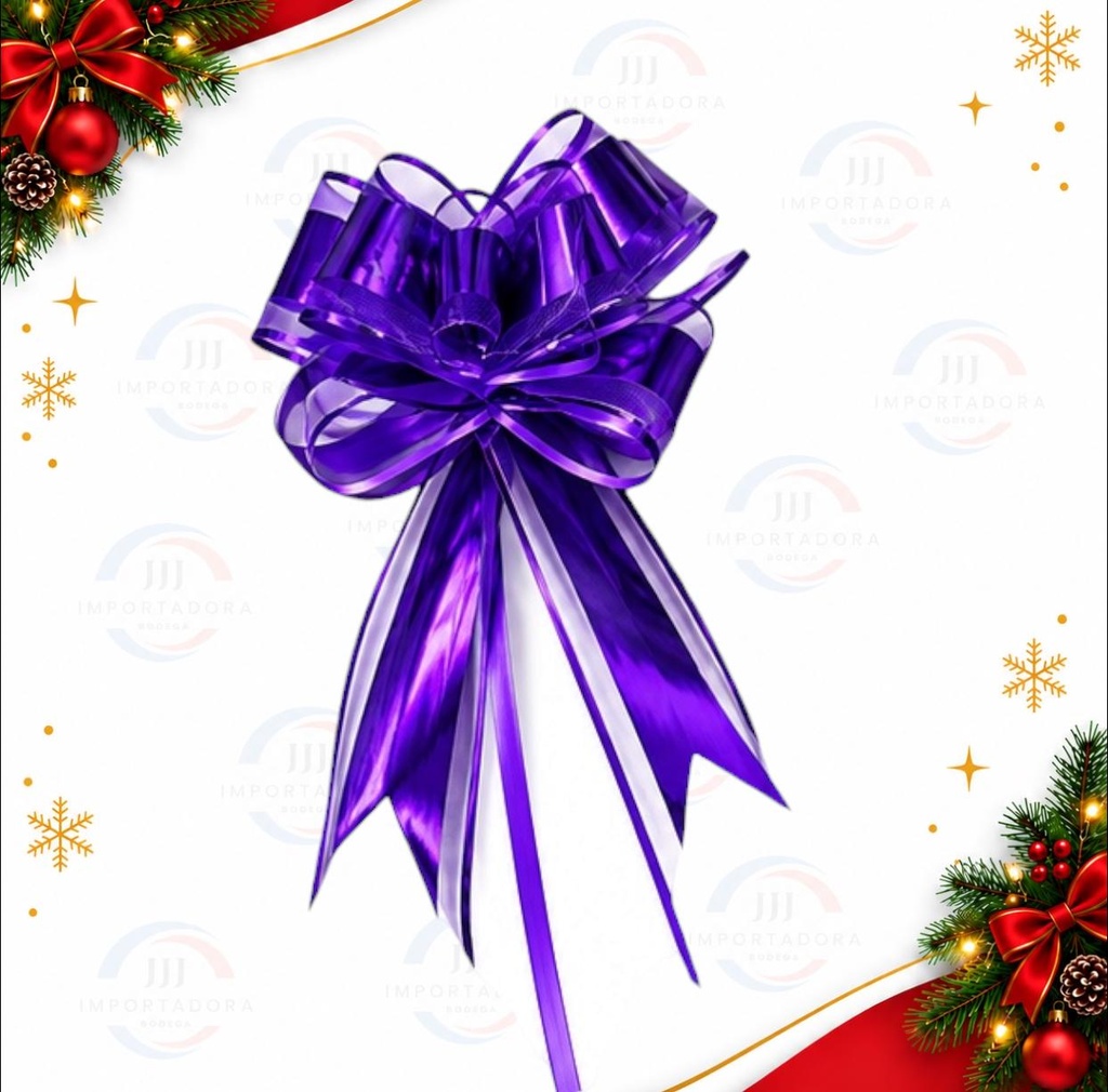 MOÑO FACIL TELA X50MM X10UND MORADO