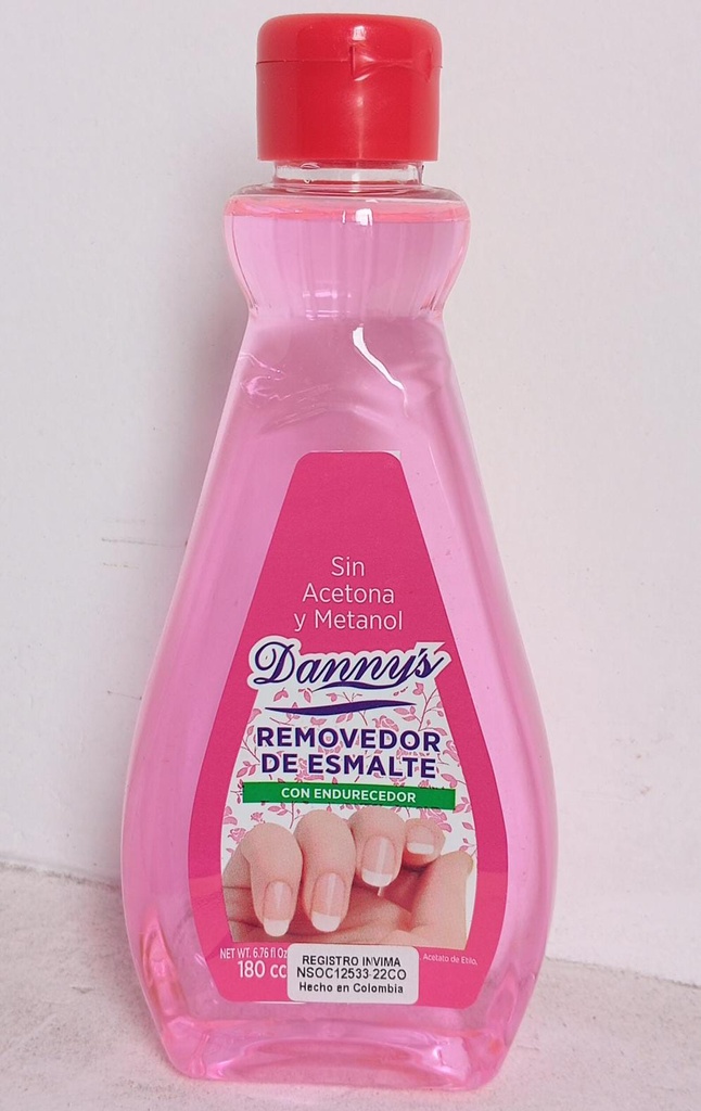 DANNYS REMOVEDOR DE ESMALTE GRANDE X180ml
