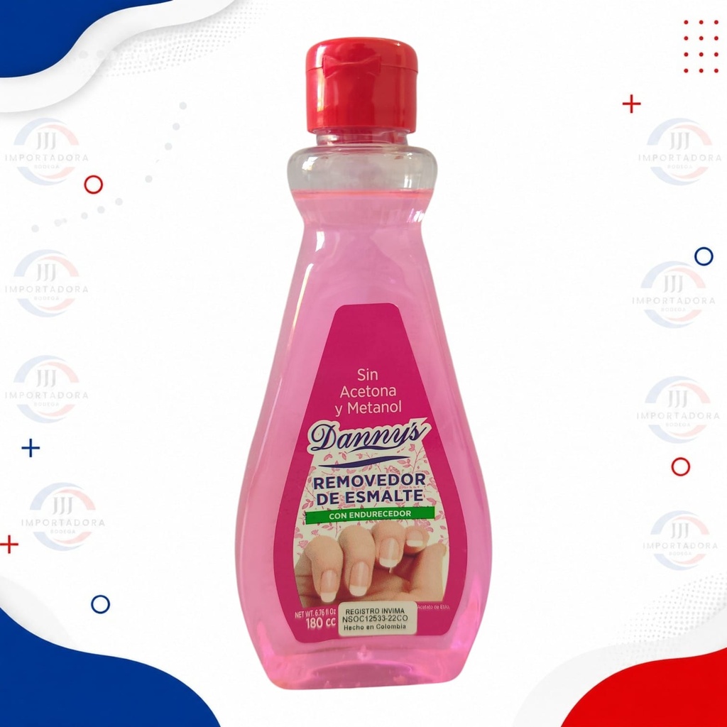 DANNYS REMOVEDOR DE ESMALTE GRANDE X180ml
