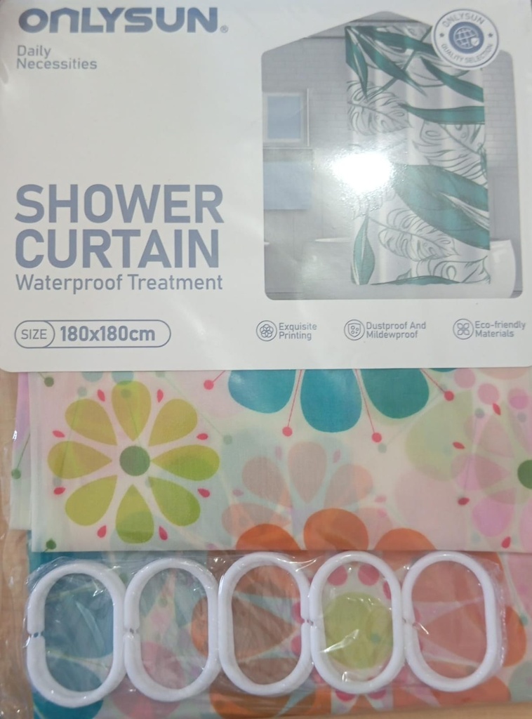 CORTINA PARA BAÑO TELA ONLYSUN