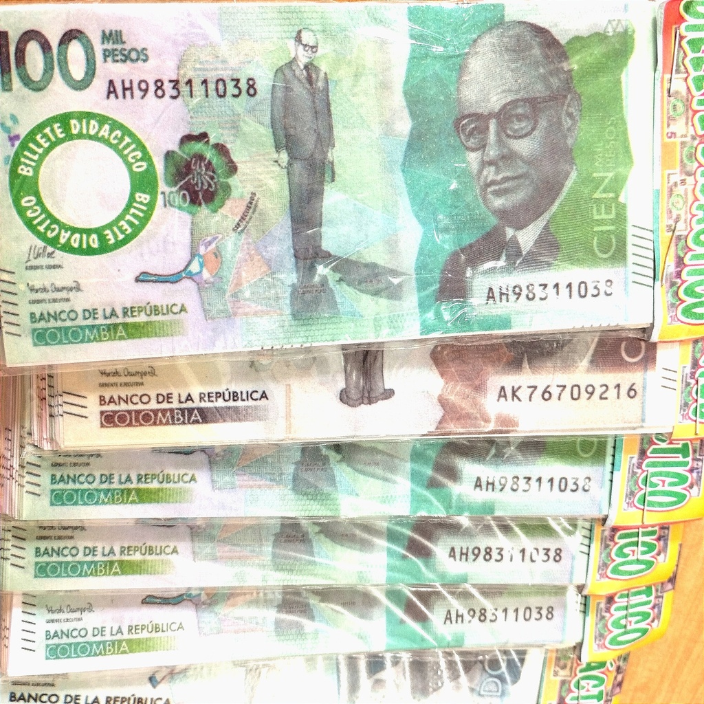 BILLETES DIDACTICOS PESOS 