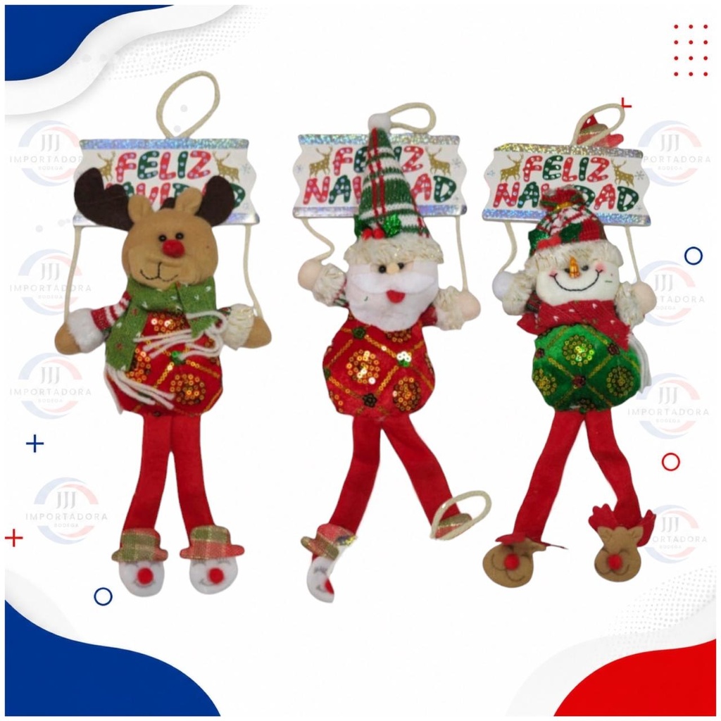 PELUCHE LETRERO FELIZ NAVIDAD CULUMPIO 