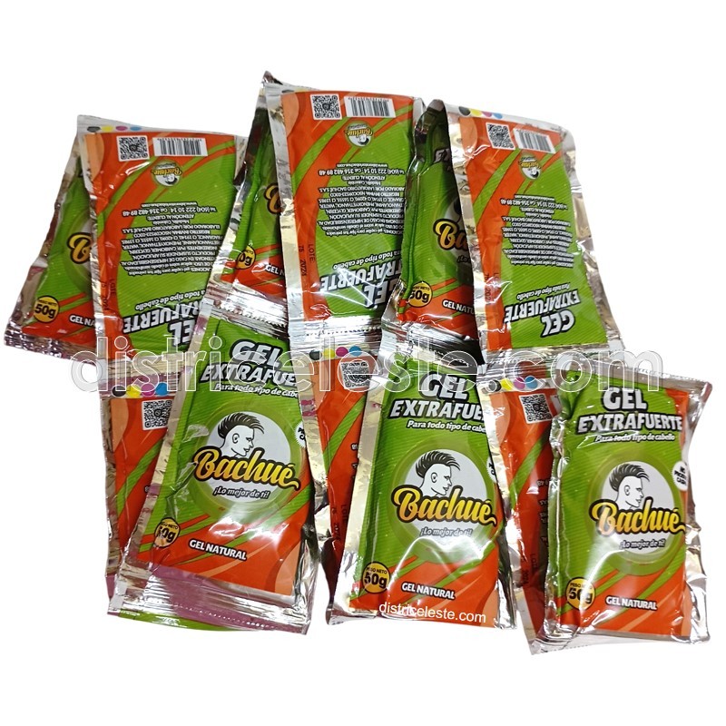 BACHUE GEL X50gr PAQUETE X12und