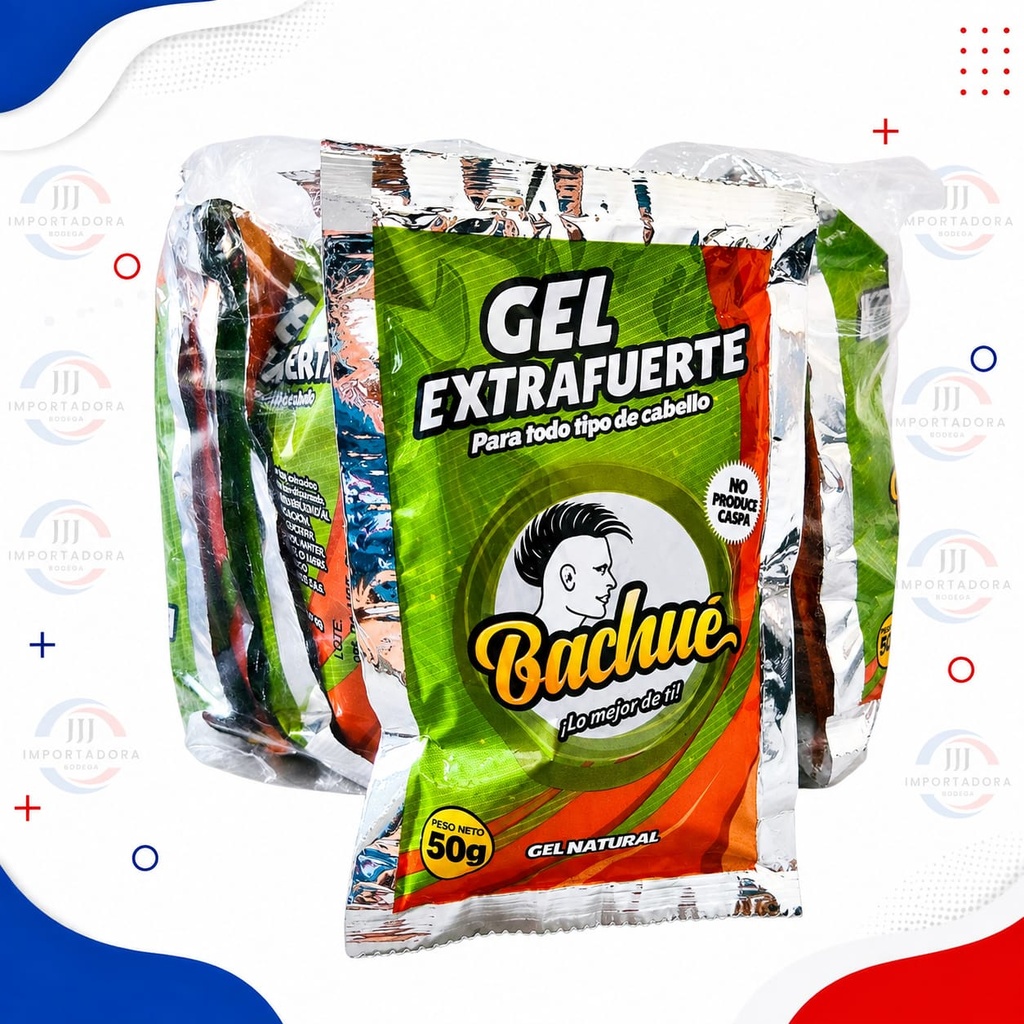BACHUE GEL X50gr PAQUETE X15 UND