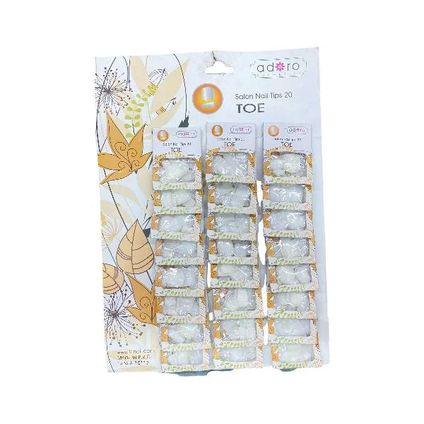 UÑAS TOE BLANCA PIES X24pq