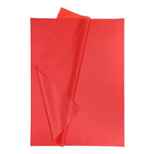 PAPEL SEDA PLIEGO PQ X20und ROJO