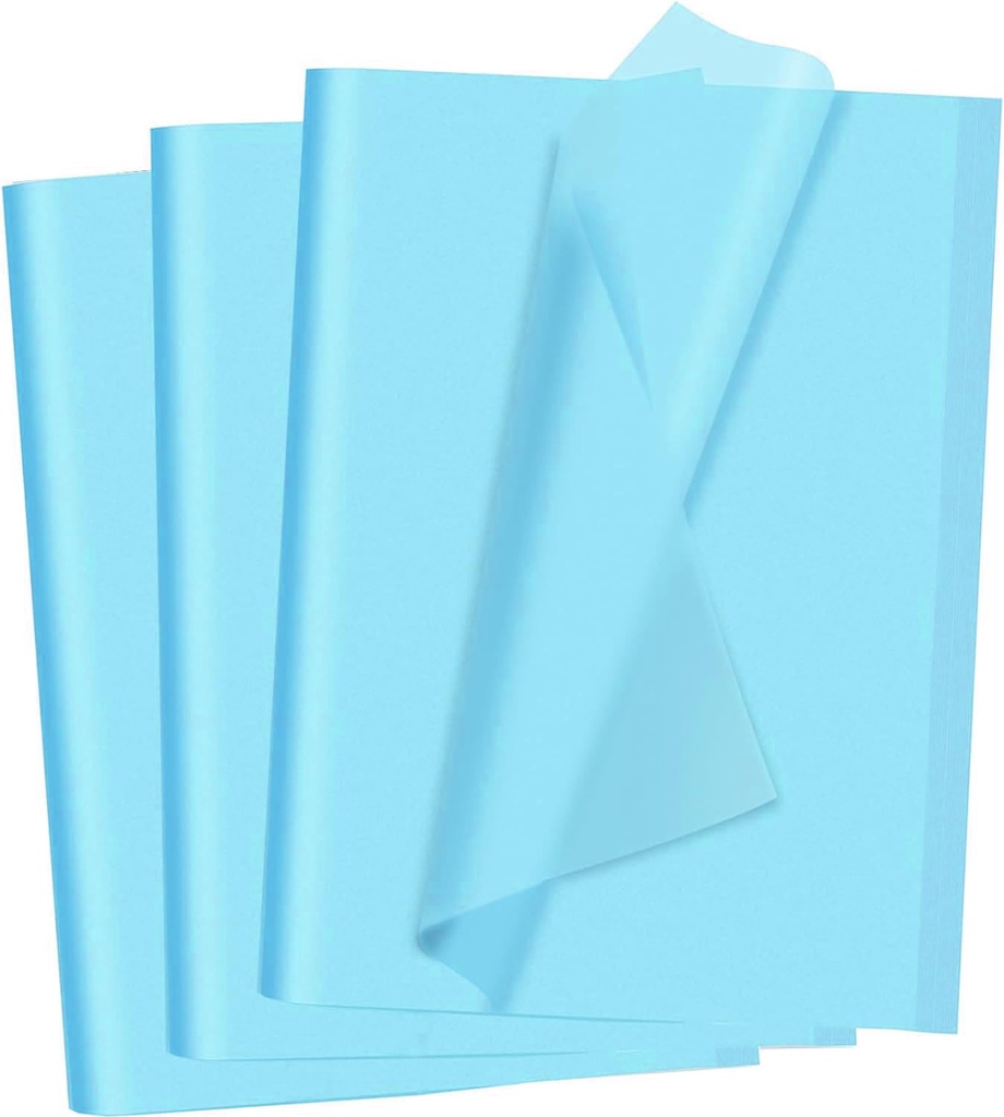 PAPEL SEDA PLIEGO PQ X20und AZUL CLARO