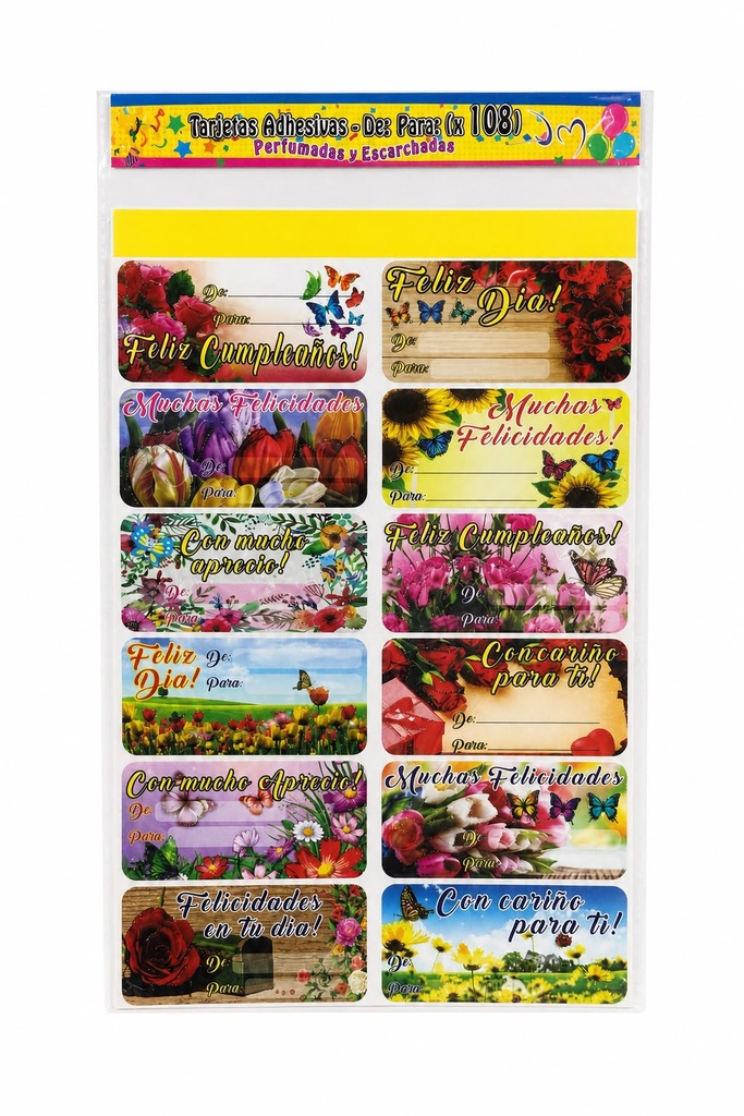 DE PARA FELIZ DIA -FELIZ CUMPLEAÑOS FLORES 