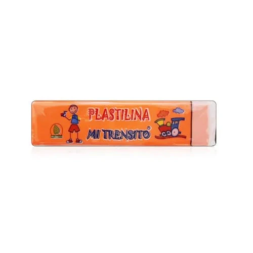 PLASTILINA BARRA MI TRENSITO X55G (NARANJA)