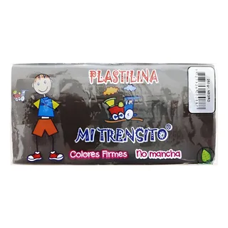 PLASTILINA PAN MI TRENSITO X180G (NEGRA)