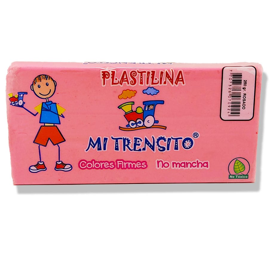 PLASTILINA PAN MI TRENSITO X180G (ROSADA)