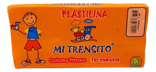 PLASTILINA PAN MI TRENSITO X180G (NARANJA)