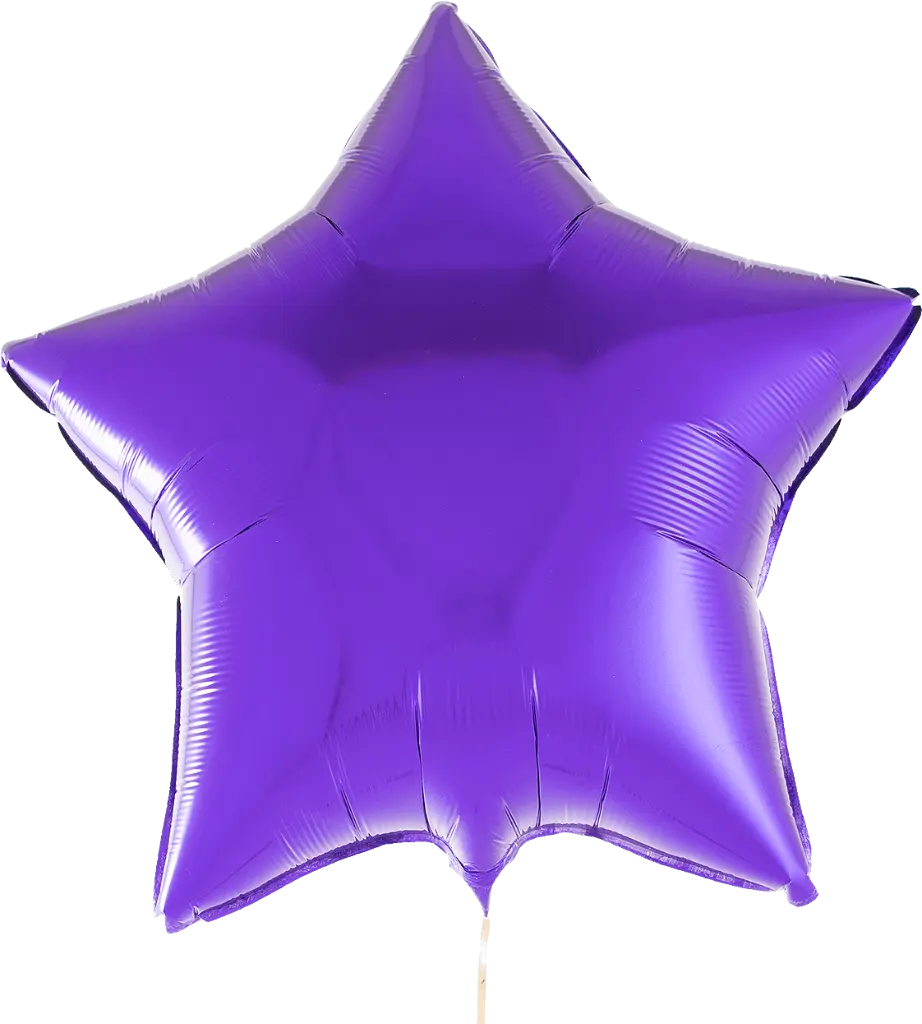 GLOBO ESTRELLA MORADO