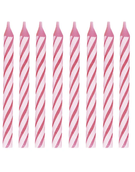 VELA FELIZ CUMPLEAÑOS ROSADO