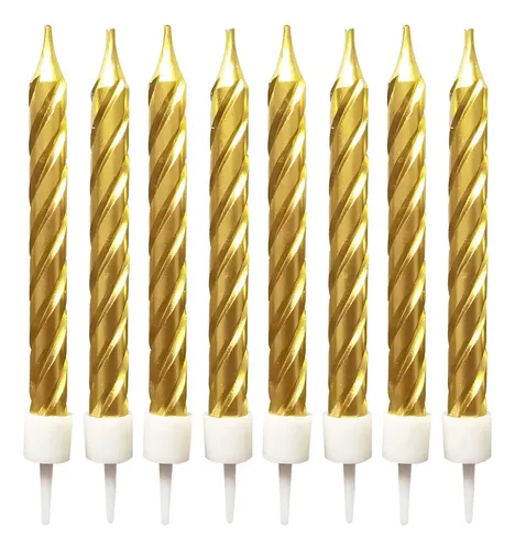 VELA DE FELIZ CUMPLEAÑOS AMARILLO