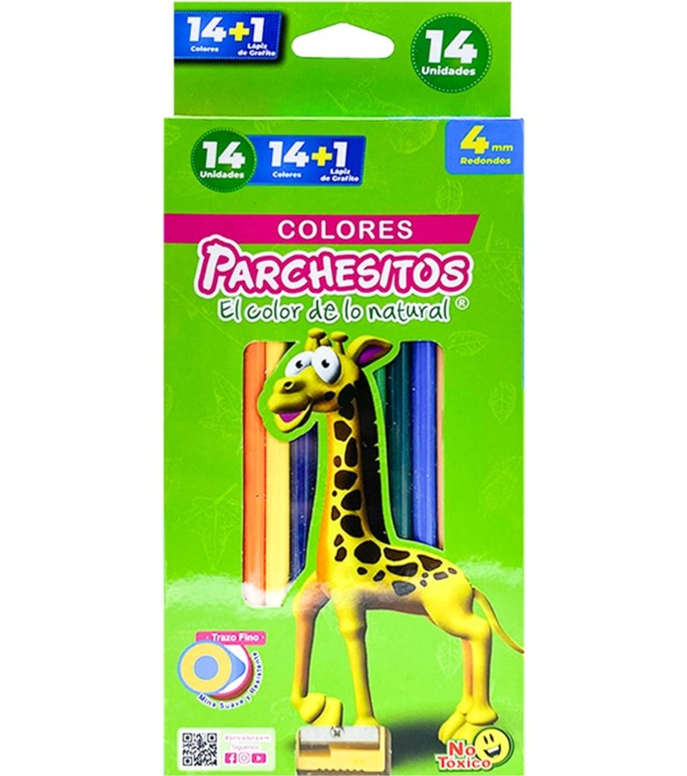 PARCHESITOS COLOR 4mm x13+1 und