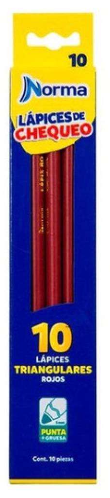 NORMA LAPIZ ROJO CAJA X10und (2)