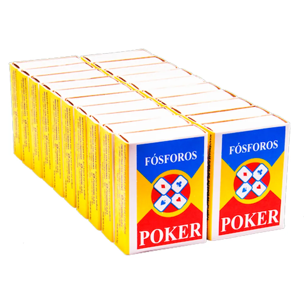 POKER FOSFOROS X20 CAJAS 