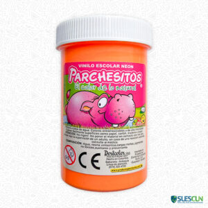 PARCHESITOS VINILO NARANJA NEON X147G 
