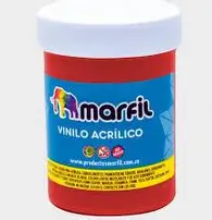 MARFIL VINILO ACRILICO ROJO X33G  