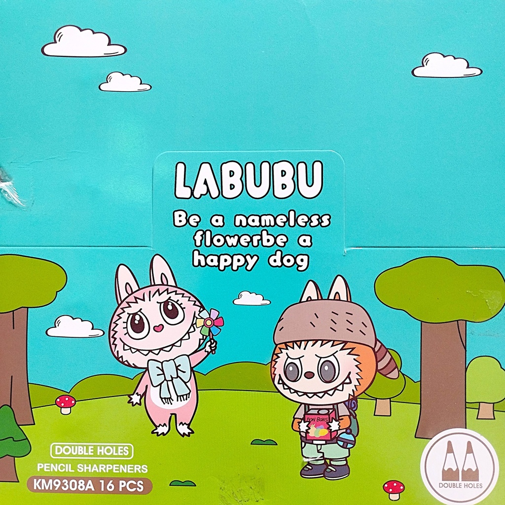 SACAPUNTAS DEPOSITO GOMA LABUBU 