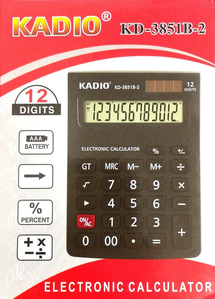 KADIO CALCULADORA KD-3851B-2