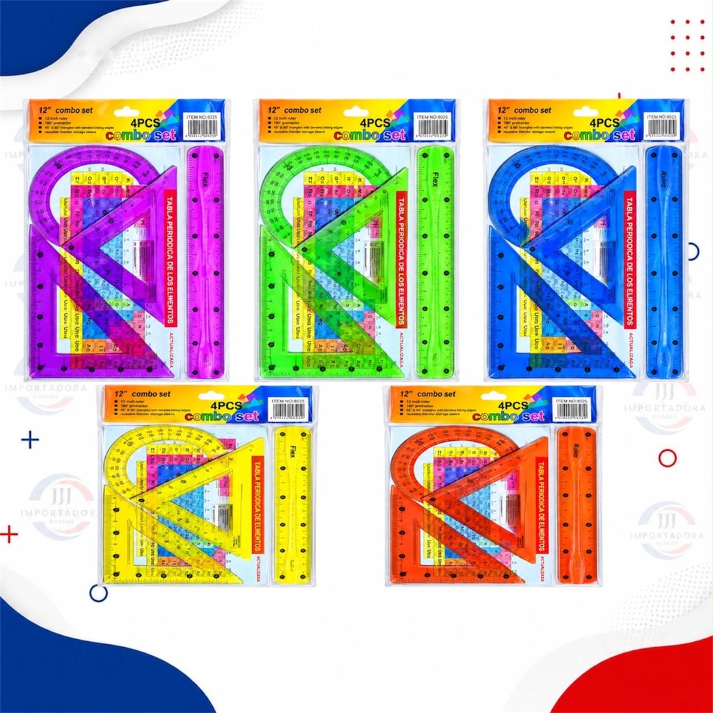 JUEGO GEOMETRICO FLEXIBLE + TABLA PERIODICA