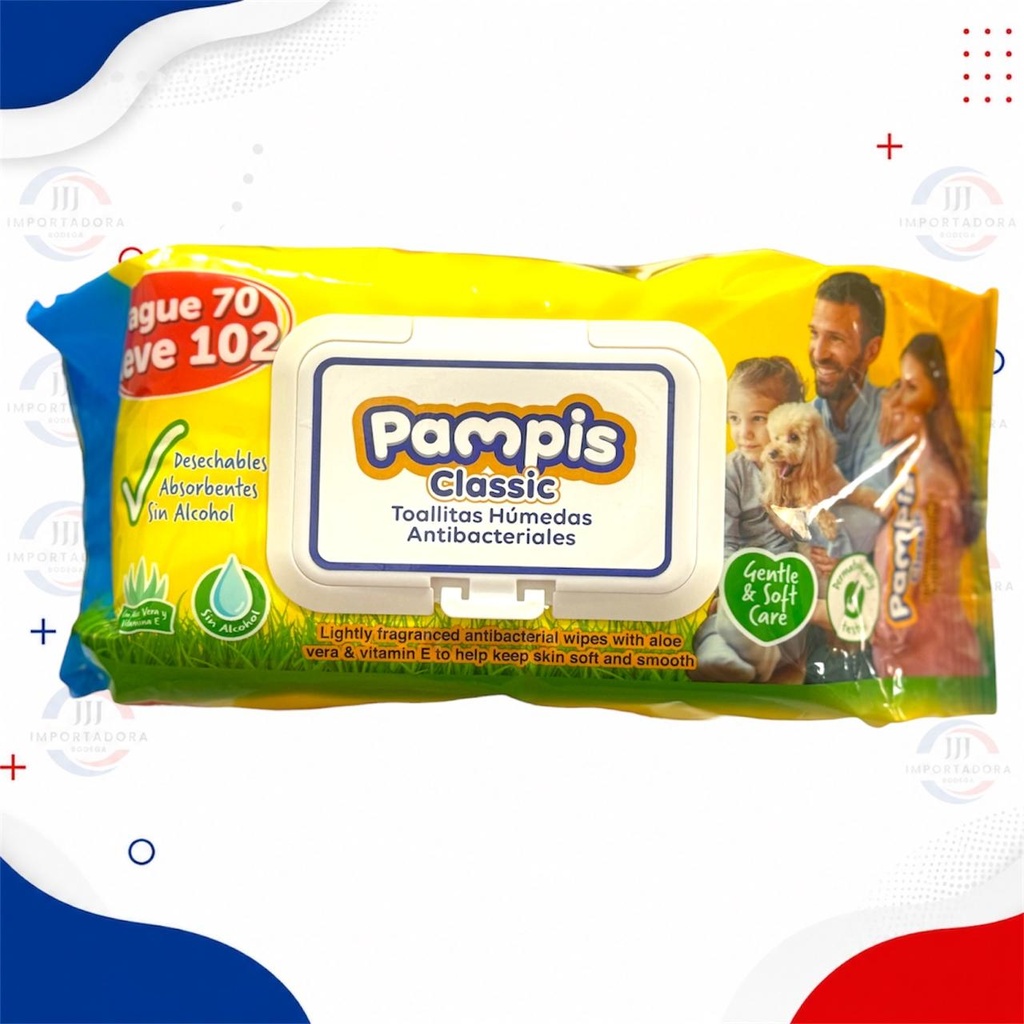 PAMPIS CLASSIC PAÑITOS x100und