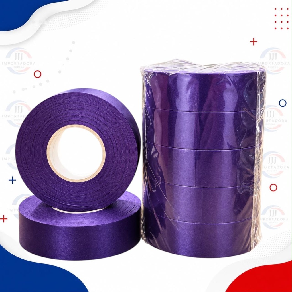 CINTA PAPEL 2.5CM*50Y MORADA