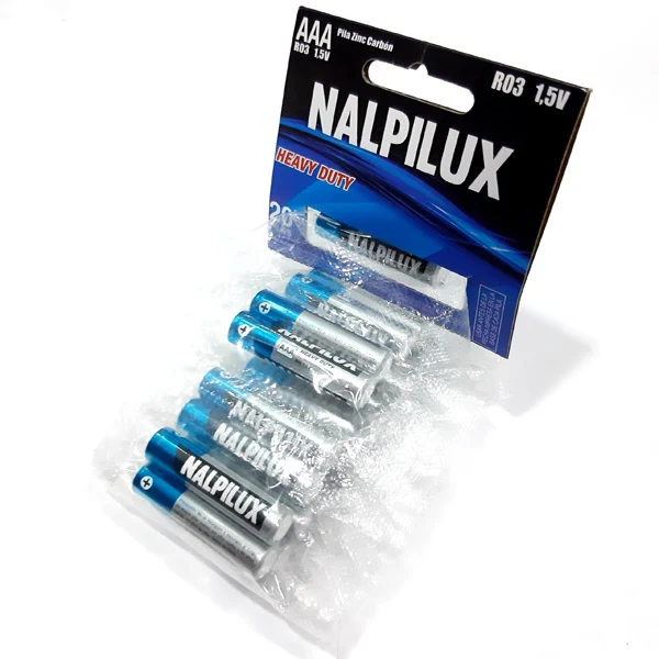 NALPILUX PILA TIRA AAA X10PARES