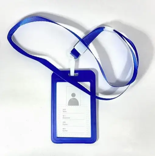 [JJJ253315] PORTA CARNET VERTICAL AZUL OSCURO