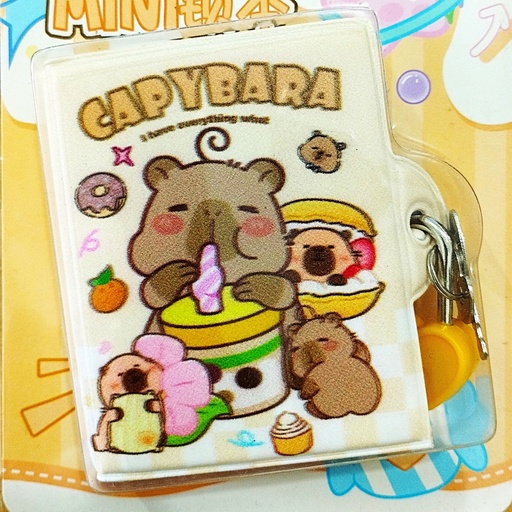 [JJJ253271] MINI DIARIO CAPIBARA