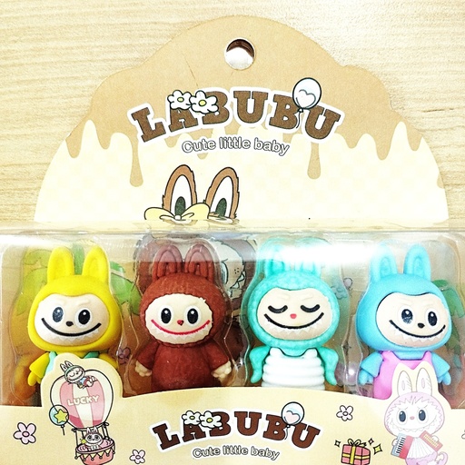 [338] SET BORRADORES X4 LABUBU 