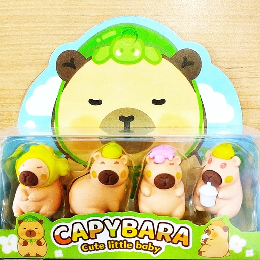 [335] SET BORRADORES X4 CAPIBARA