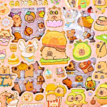 [JJJ253320] STICKERS X 2 HOJAS HOLOGRAFICOS