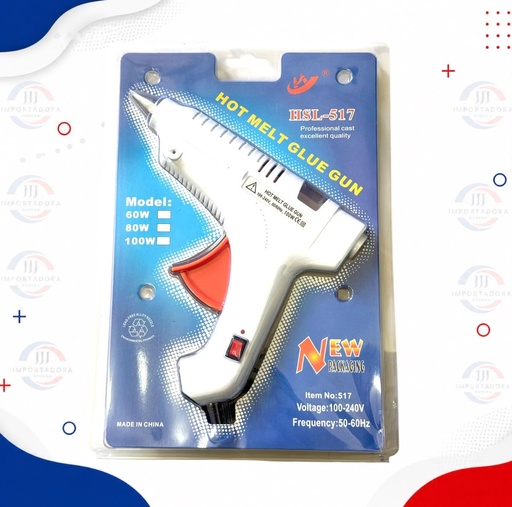 [JJJ251387] PISTOLA DE SILICONA 100W HSL-517 GRANDE