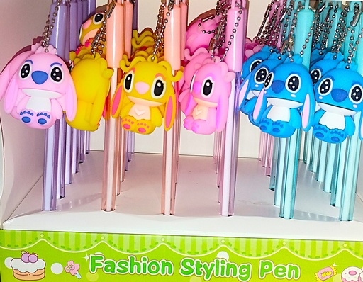 [JJJ253252] LAPICERO LLAVERO STITCH COLORES OJITOS GRANDES 