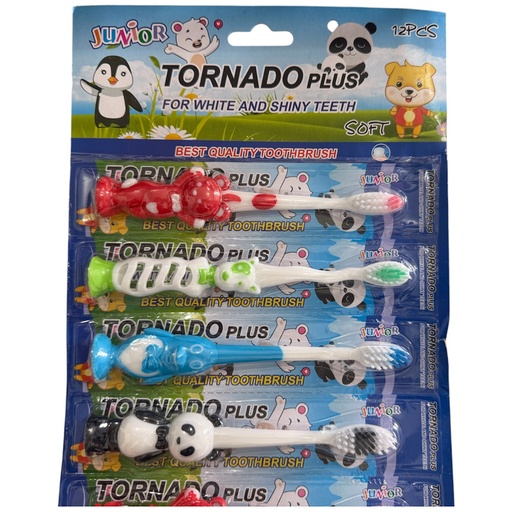 CEPILLO TIRA NIÑOS TORNADO JUNIOR X12und 